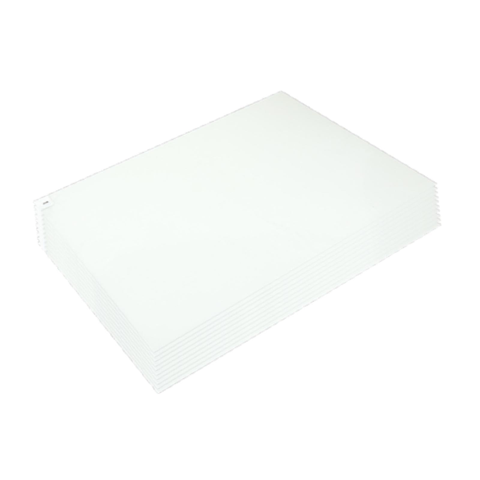 Generic 10x Sticky Mat for Cleanroom Walk Off Mat for Construction Multipurpose Paste Floor Mats Tacky Pads for Hotels Server Room, White