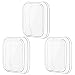 NANW Screen Protector Compatible with Fitbit Versa Lite Edition (3-Pack), All-Around Screen Protective Screen Case Bumper Cover Saver Soft TPU Plated Case (NOT for Fit bit Versa Smartwatch)