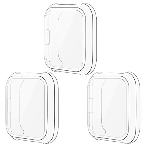 NANW Screen Protector Compatible with Fitbit Versa Lite Edition (3-Pack), All-Around Screen Protective Screen Case Bumper Cover Saver Soft TPU Plated Case (NOT for Fit bit Versa Smartwatch) NANW Screen Protector Compatible with Fitbit Versa Lite Edition (3-Pack), All-Around Screen Protective Screen Case Bumper Cover Saver Soft TPU Plated Case (NOT for Fit bit Versa Smartwatch)
