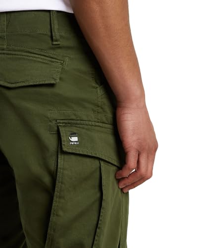 Image of G-Star Raw Men's Rovic Zip 3D Tapered, Dark Bronze /Green, 32 Regular;Classic;Straight Casual Pants