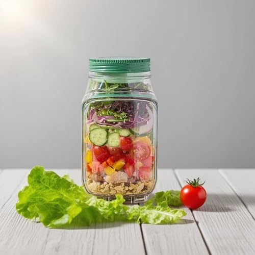 Pjjrdh Salad Pod,salad Pods,salade Pod Conteneurs Intervalle Plastique,dosette À Salade Verticale,boîte À Salade,bol À Salade Fraîche,étui À Sauce Anti-fuite,Bocaux À Salade,Récipient À Salade-A