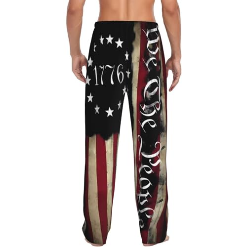 Watercolor Cactus Men's Pajama Pants Warm Sleepwear Pants Pajama Bottoms Lounge Pants With Pocket Drawstring3