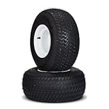 MOTORHOT 18X8.5-8 Lawn Mower Tires with Rims - 4PR Turf Tires for Garden Tractor...