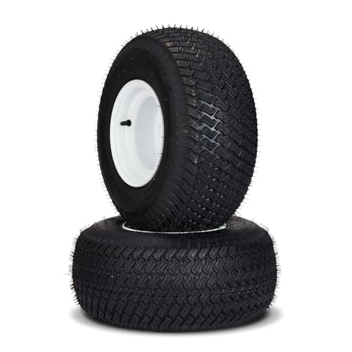 MOTORHOT 18X8.5-8 Lawn Mower Tires with Rims,18X8.5-8,4PR Lawn Mower Ridings...