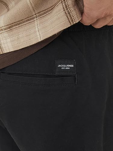 JACK & JONES Herren Cargohose JPSTKANE JJNOAH Cuffed -Relaxed Fit - S M L XL XXL, Größe:M, Farbvariante:Black 12242264