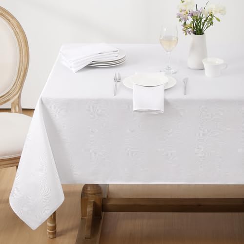 Softalker Tischdecke Weihnachten 140x240 weiß Abwaschbar...