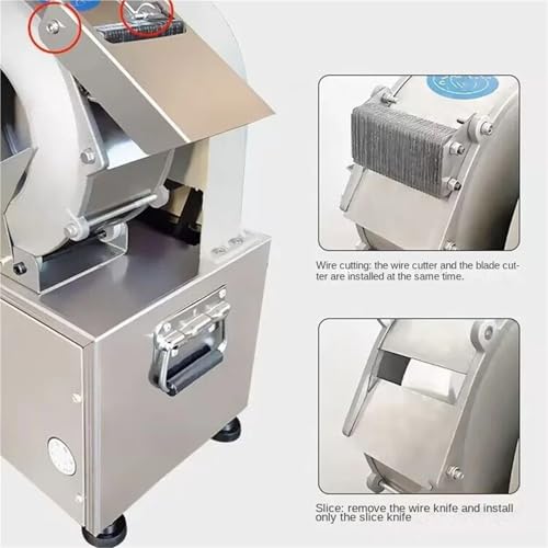 Cortadora eléctrica comercial multiusos para verduras miniatura 5