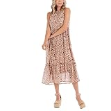 Mud Pie Women'a Alana Midi Dress, Tan, Small