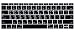 HRH Korean Language Silicone Keyboard Cover Skin for MacBook New Pro 13" A1708 A1988 No Touch Bar (2018 2017 2016)&MacBook 12" A1534 with Retina Display(2015)&A1931(2018) USA Keyboard Protector-Black