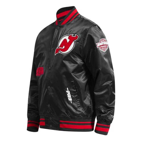 Image of Pro Standard Mens NHL Old English Satin Jacket