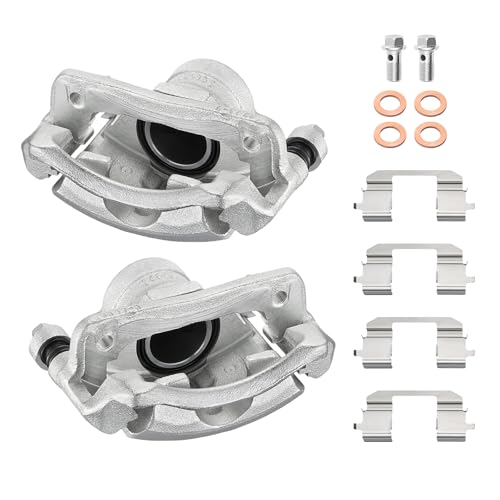 Image of BDFHYK 19-B1334 19-B1335 Front Disc Brake Caliper Assembly Compatible with Acura CL 1997-1999 2.2L 2.3L L4, Compatible with Honda Accord 1990-1997 2.2L L4 /2.7L V6, GAS 2pcs