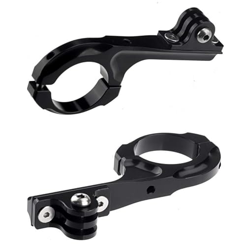VVHOOY Aluminum Bike Bicycle Motorcycle Handlebar Mount Adapter Compatible with Gopro Hero 11/10/9/8/7/6/5/4/AKASO Brave 4/5/6 Plus/7 le/v50/EK7000/Exprotrek/Dragon Touch/WOLFANG Action Camera