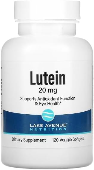 Luteína 20mg Vitaminas de zeaxantina para el cuidado de los ojos120Softgel