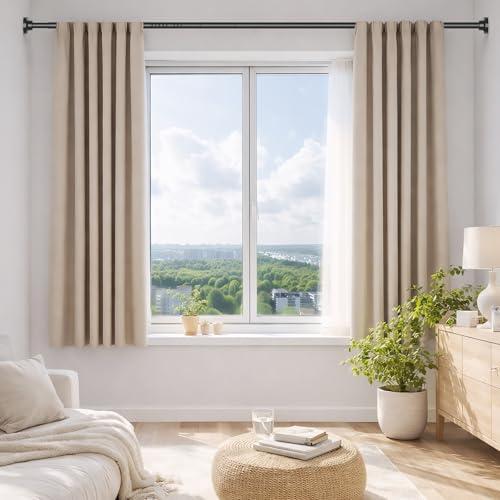 ZipGlo Heavy Duty Shower Rod 40–113", Curtain Rod No Drill, 1.26" Diameter by ZipGlo - Image 7