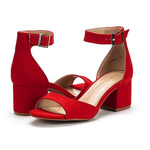 Image of DREAM PAIRS Women's Chunky Heel Sandal