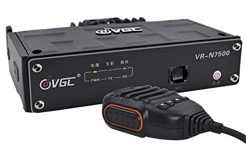 VERO VR-N7500 50W VHF/UHF Dual Band Headless Mobile HAM Transceiver with Bluetooth and Cell Phone App Programming