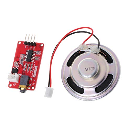 Preisvergleich Produktbild LLAni UART Serielles MP3-Musik-Player-Modul mit Lautsprecher, monauraler Verstärkerplatine für Arduino