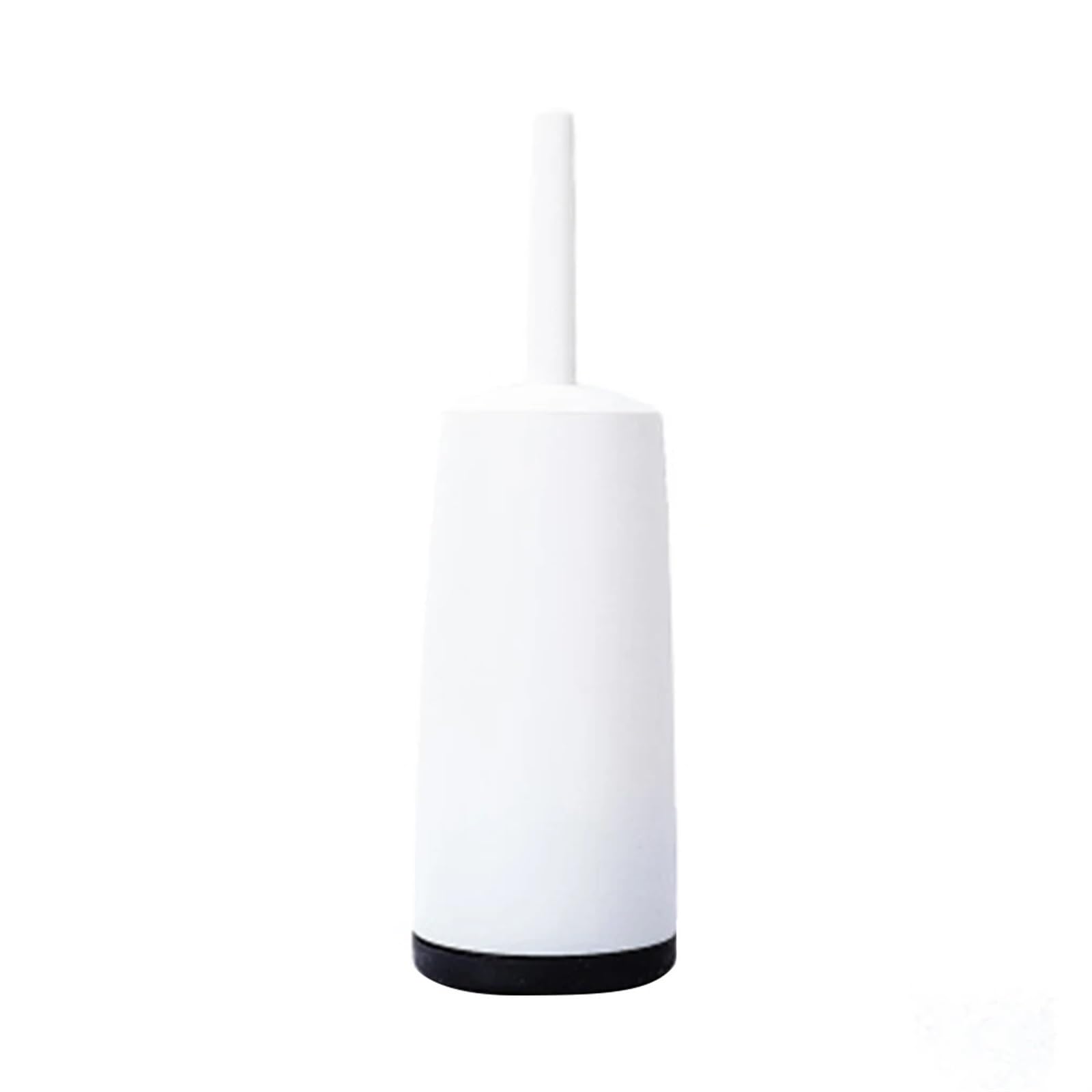 Tyuhduyur White Toilet Scrubbertoilet Cleaning Brush And Holder Plastic Bathroom Cleaning Tool Toilet Bowl Brush Holder Set(Black) (White)