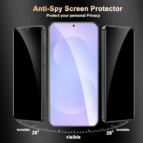 Image of STP FEEL Premium Grade Privacy Tempered Glass Screen Protector Guard Compatible For Realme P4 Lite 5G (6.8 Inch, Pack of 1) Full Edge to Edge Coverage Anti-Spy /Anti-Peeping 9H Hardness