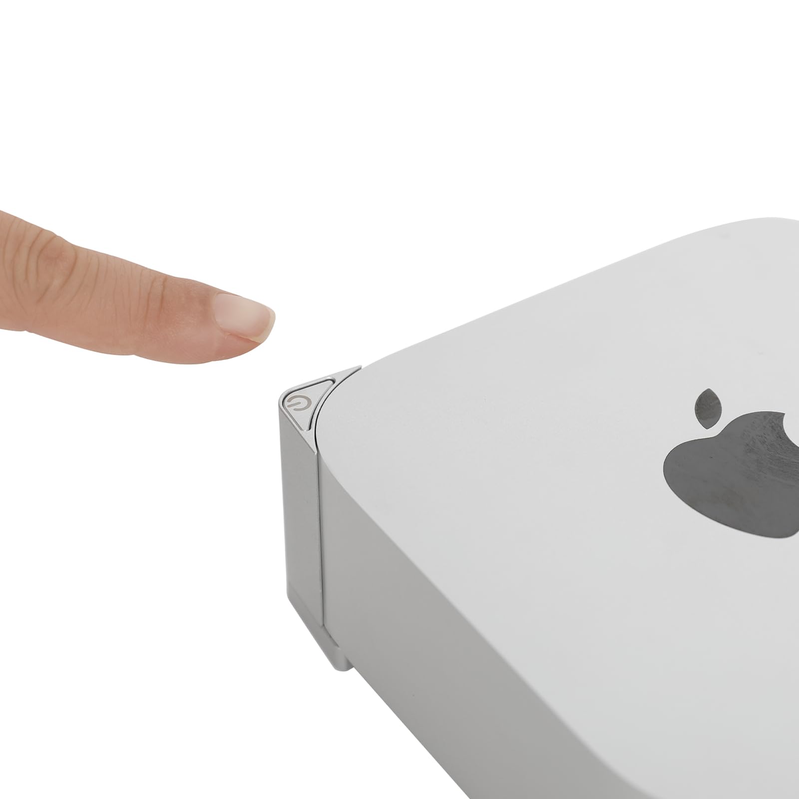 Easy Power Button Base for Mac mini M4 Stand Aluminum Desktop Dock Mac mini M4 Accessories