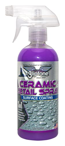 Gliptone Ceramic Detail Spray, Surface Coating, 3 in 1 Detailer (16 Fl Oz)