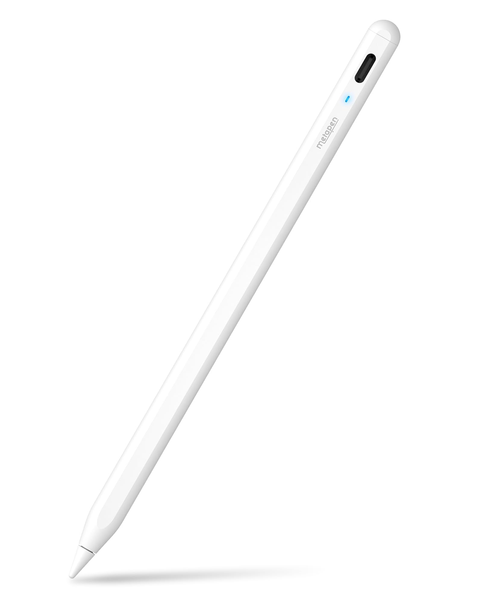 Metapen A8 iPad Pencil for Apple iPad 2018-2025, 4Min Fast Charge,Magnetic Attachment Stylus Pen for iPad 11/10/9/8/7/6th Gen, iPad Accessories for Pro 12.9/11/13-inch M4, Air 3/4/5/M2/M3, Mini 5/6th