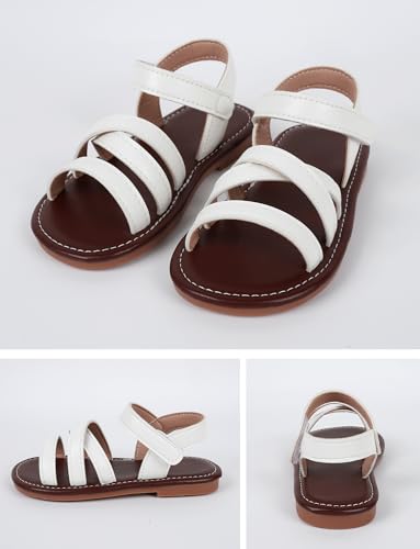 SEAUR Toddler Girl Sandals Size 6-12 Casual Summer Beach Vacation Holiday Open Toe Shoes for Outdoor Playwear4
