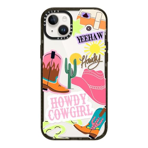 Coque iPhone 14 Plus CASETiFY protection 2,5 m antichoc noir transparent