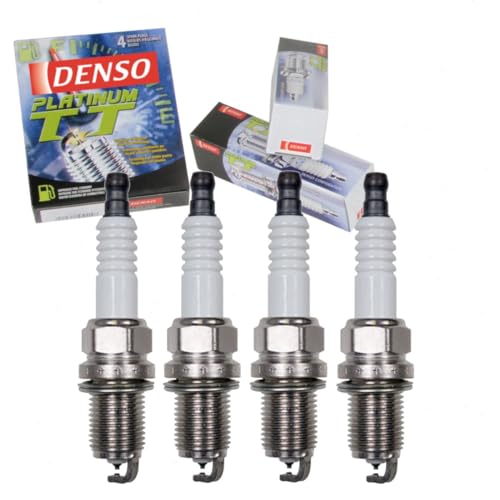 4 pc DENSO Platinum TT Spark Plugs compatible with Honda CR-...