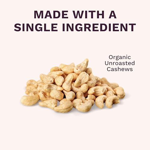 Image of Organic Cashews by Karma Nuts, Vegan, Gluten Free, Low Net Carb, Natural, Everyday Nut Snack, Great For Baking, Resealable Bulk 32oz Bag (Resealable Bulk 32oz Bag, Organic Raw Whole Cashews)