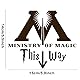2 Stück Wc Aufkleber, Wc Sticker Ministry Of Magic, Wc Deckel Aufkleber Sticker,Pvc Wasserdicht Aufkleber Toilette Lustig Karikatur, MINISTRY OF MAGIC,Toilette Abnehmbare Diy Aufkleber, Für Badezimmer