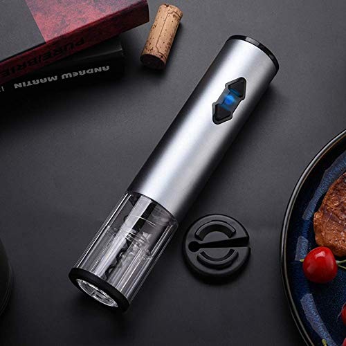 EUtoptrader Sacacorchos Automático, Abrelatas Electrico Profesional, Sacacorchos Eléctrico Inalámbrico, Abridor Botellas de Vino con Cable de Datos