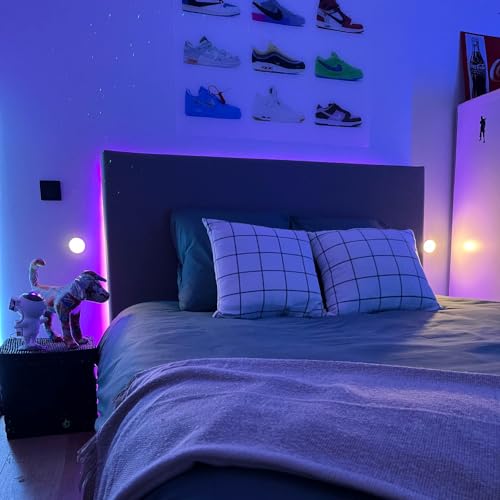 Ruban lumineux LED RVB flexible multicolore extensible décoration maison - 3