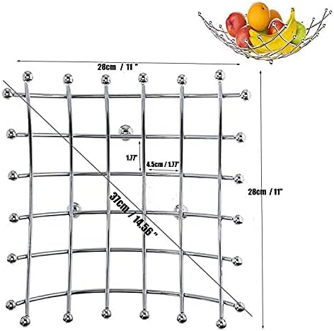 Miniatura 6 de YYTONG Cesta de frutas, cuenco de fruta creativo de moda para encimera de cocina, utilizado como canasta de pan, cesta de verduras, canasta de