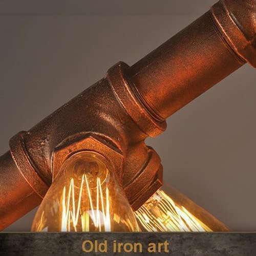 Miniatura 4 de Industrial Pipe Chandelier Steampunk 10-Light Pendant Lighting Fixture Vintage Edison Bulbs for Kitchen Dining Bar Cafe E26 Base Adjustable