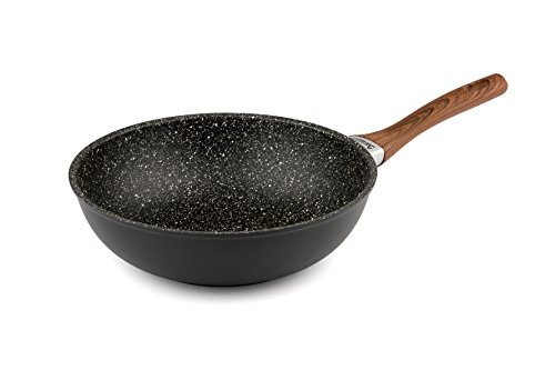 GreenChef, Diamond Bistecchiera Antiaderente in Ceramica - 28 cm, Nero