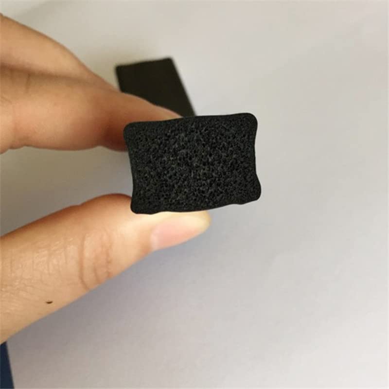 Silicone Foam Seal Strip, Tira De Sellado Rectangular Espuma Silicona Negra, 5m, for Mejoras En El Hogar, Varios Tamaños(15x15mm)