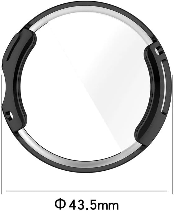 Miniatura 3 de Funda compatible con Google Pixel Watch 2 (2023)protector de pantalla de Pixel Watch, cubierta protectora completa contra golpes, marco chapado en