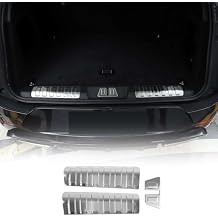 Car Rear Bumper Protector Guard Compatible with Land Rover Range Rover Sport 2023 2024, Stainless Steel Anti-Scratch Trunk Door Sill Protection Strip Accessories Sliver