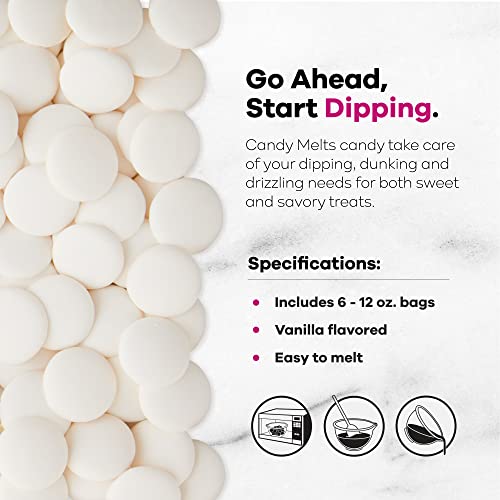 Wilton Bright White Candy Melts® Candy, 12 Oz, Pack Of 6 #TOP2
