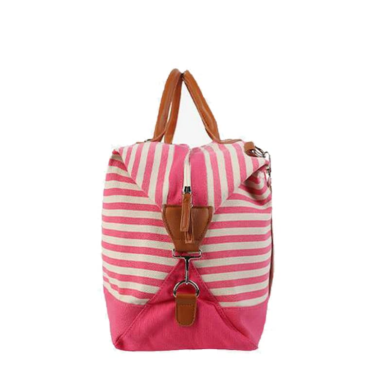 Canvas Weekender Bag Womens Overnight Bag Carryon Weekend Travel Duffel Tote2