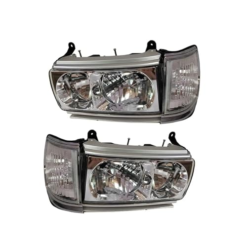 Feux phares voiture pour Toyota Land Cruiser LC80 : Idéal pour vos voyages nocturnes