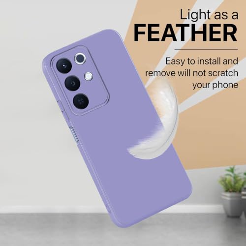 Image of Back Cover for Realme 15x 5G / C85 5G / Narzo 90x 5G | Full Camera Protection | Premium Liquid Silicon Case | Flexible Bumper Case for Realme 15x 5G / C85 5G / Narzo 90x 5G (Purple)