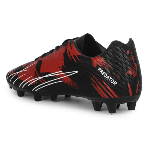Image of Wavvy Football Shoes for Mens | Lightweight Synthetic Leather Upper, High Shear Strength TPU Sole | Football Studs for Adult, Men & Boys | Football Cleats | Football Sports Shoes