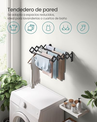 Catálogo de Tendedero extensible comprados en linea. 21 tendedero extensible marca SONGMICS (3)