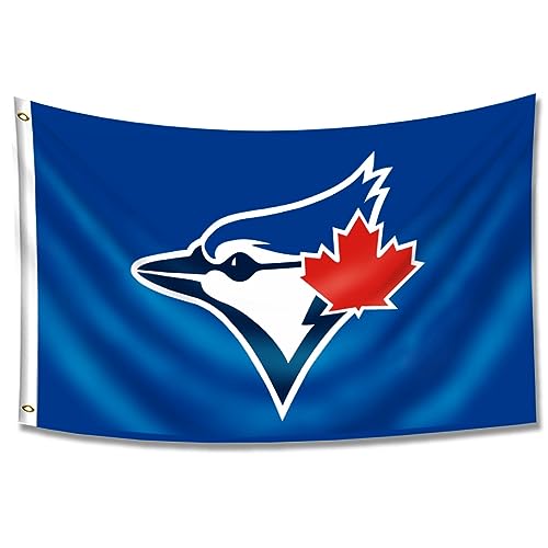 Drapeau kasflag Blue Jays pour amateurs Toronto, 3x5 pieds, résistant à la décoloration