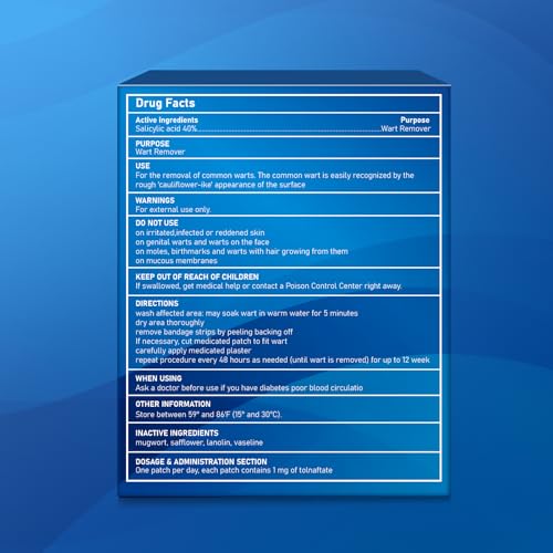 WABRINY Wart Remover Pads, Maximum Strength One Step Bandages for Hands Neck Feet Fingers, 30 Treatments-2W - Thumbnail 7