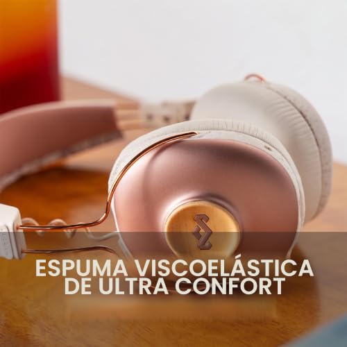 Auriculares Bluetooth Marley Positive Vibration con 34h de batería y aislamiento de ruido 5