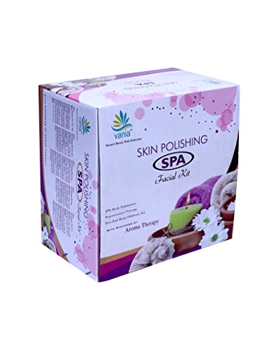 Vania Skin Polishing SPA Facial Kit 2000 Gm + 100 Ml |For Men & Women|Aroma Skin Care|Self & Parlour Use| For Pre Bridals|Face & Body|Tip to Toe BeautylDashing Glow|With Tulsi & Geranium Oil|