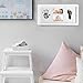 Upala Baby Handprint and Footprint Photo Frame Kit for Newborn Boys and Girls, Babyprints Paper and Clean Touch Ink Pad to Create Baby's Prints, Amazing Baby Shower Gifs